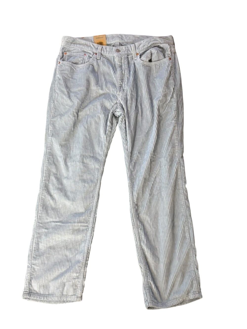 Levi's 559 Relaxed Straight Wide Wale Corduroy Jeans Light Blue 100% Cotton 36